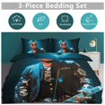 thumbnail image 5 of Johnny Depp 3 Pieces Bedding Set 3D Printed Lightweight Bed Quilt Set Comforter Cover Set for Girls Kids Teens, 1 Quilt Cover 2 Pillowcases 86"x70", 5 of 8