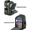 thumbnail image 4 of Mochila rodante MATEIN para portátil de viaje de 17 pulgadas resistente al agua, 4 of 9