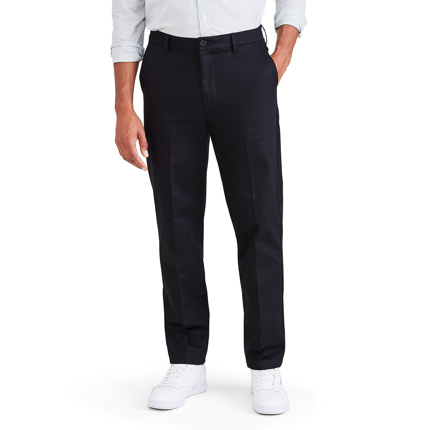 green emerald velvet dress Flex 3 Flat Front Slim Fit Dress Pant