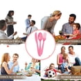 thumbnail image 3 of Candy Pink Plastic Cutlery 96 pcs Set 32 Forks 32 Spoons 32 Knives Heavy Duty & Solid Silverware Utensils for Home, Office School Party Picnics Outdoor Events, Or Everyday Use, 3 of 6