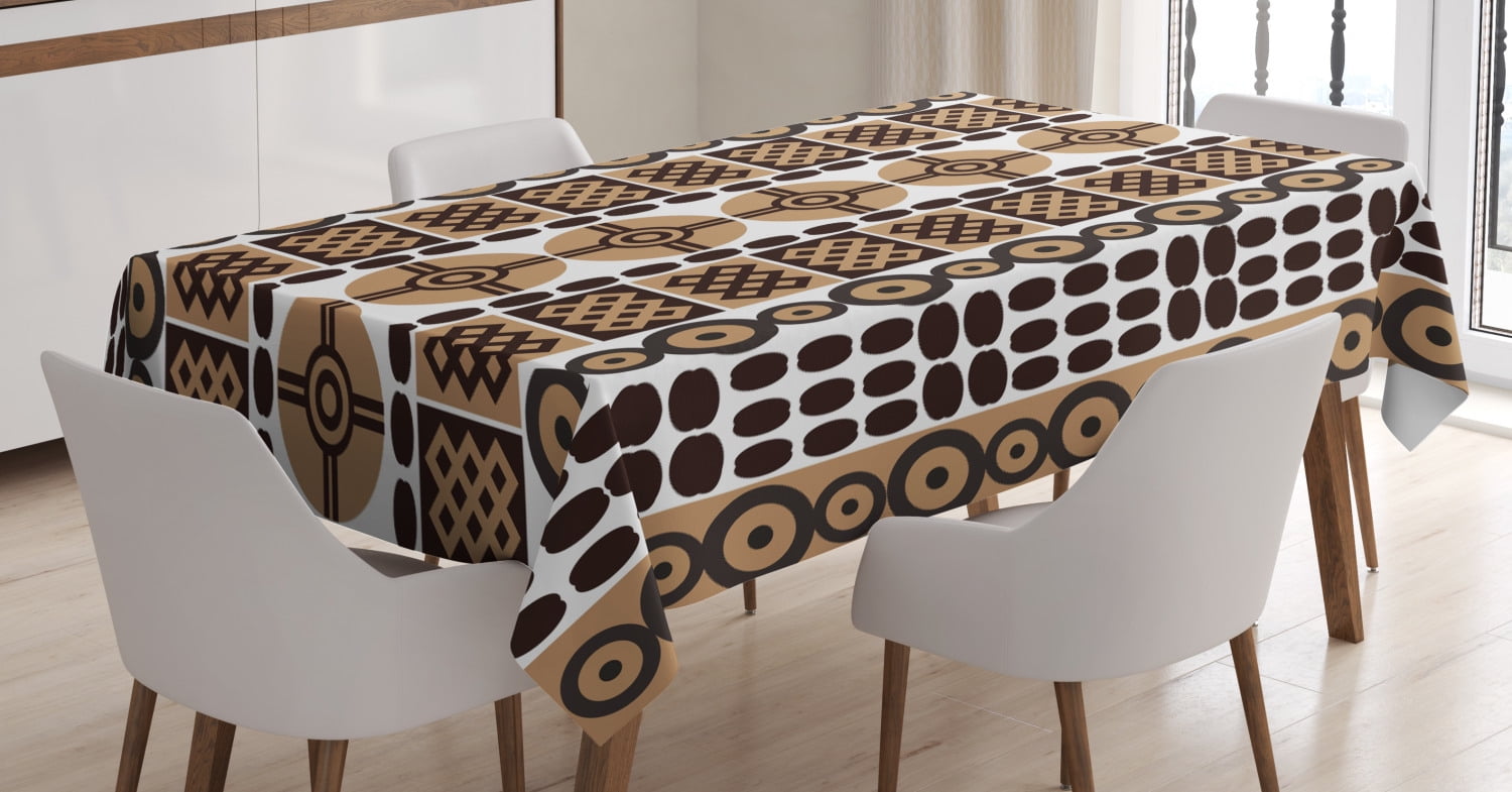 Zambia Tablecloth, Unique Safari Artistic Kenyan Traditional Folk