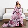 thumbnail image 3 of Verolix Decorative Throw Blanket 40 x 50 Inches, Soft Flannel Fleece Lightweight Cozy Blanket for Sofa, Bed and Living Room, 3 of 5