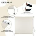 thumbnail image 3 of Aoodor Solar Fabric Outdoor Blinds, 10'W x 8'H, 5% Openness - Superior to HDPE Fabric, 3 of 10