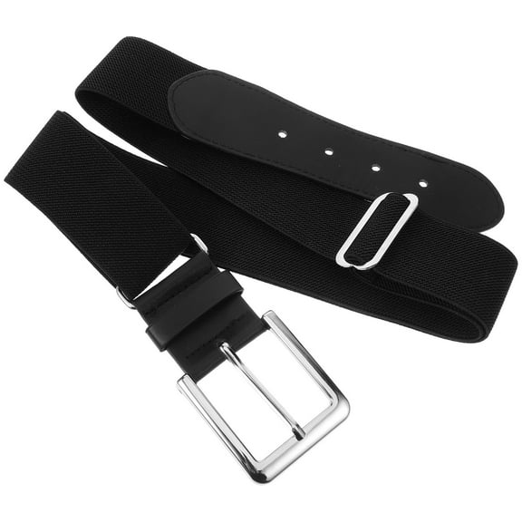 Worgeous  Stretch Belts for Women Stretchy Men's Baseball Women's Man Student Black