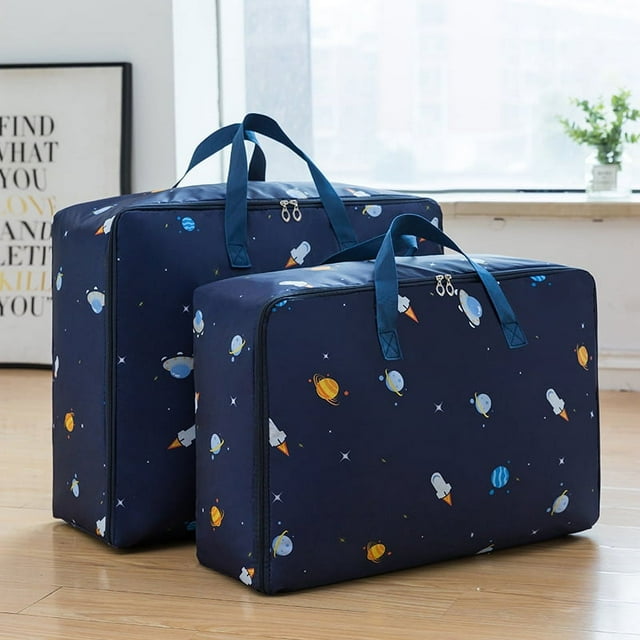 Bolsa de edredón gruesa de tela Oxford, bolsa de almacenamiento de ropa, bolsa de equipaje de viaje impermeable, bolsa grande, bolsa de mudanza