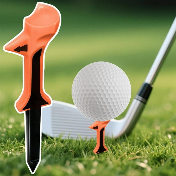 Golf Tees 10 Degree Tilt Golf Tees for Golfers Tapered Base Less Friction Accuracy Improver Supplies for Ball Sport Ranges Beginners Training Lesson dutiful
