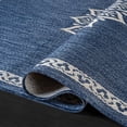 thumbnail image 3 of Outdoor Rug 6x9 Medallion Blue Modern Area Rugs For Indoor And Patios Kitchen Hallway Mats Washable Porch Deck Outside Carpet (medallion 6 X 9), 3 of 9