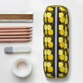 thumbnail image 6 of Uemuo Geometric Pattern with Bee Printed Leather Pencil Case, Pencil Pouch, Portable Pencil Bag, Pen Case for& Office, 6 of 7
