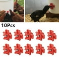thumbnail image 2 of 10pcs Horizontal Side Mount Chicken Nipples Waterer Automatic Poultry Drinker, 2 of 12