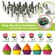 thumbnail image 4 of Worallymy 46 Unids / set Cake Turntable Kit Raspador para hornear Herramientas de decoración Cupcake Fondant Boquilla Suministros Set Worallymy JD735795321, 4 of 7