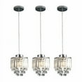 thumbnail image 6 of 3 Pack Modern Crystal Ceiling Lamp Pendant Light Fixture Chandelier Lighting, 6 of 9
