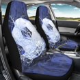 thumbnail image 4 of POLERO Soccer Ball Splash Print Comfortable Vehicle Seat Covers for Automotive, Polyester Fabric Washable Car Front Seat Covers SUV, 4 of 13
