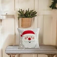 thumbnail image 6 of Kezqiaxn Christmas Pillow Covers 18x18In, Gray Pillow Cover Christmas Pillowcase Xmas Theme Embroidery Cushion Cover Holiday Decorative Pillow Covers Protector, 6 of 6