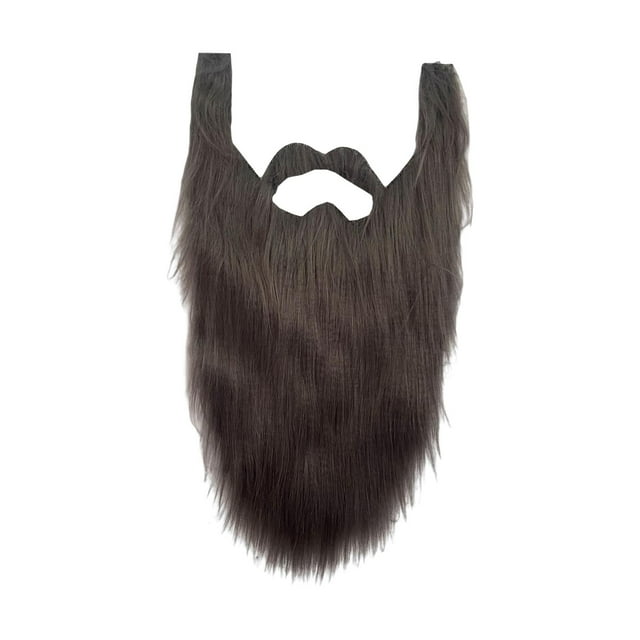 Novedad, accesorios para disfraz de , barba de gnomo falso, vestido para adultos, , bigotes, Facial para carnaval, suministros Gris Fernando Barba larga