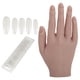 thumbnail image 5 of Mano falsa de silicona flexible, Mano de entrenamiento de uñas de silicona Entrenamiento de uñas de silicona Práctica de mano Entrenamiento de arte de uñas Mano Rendimiento inigualable, 5 of 8