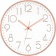 thumbnail image 1 of Wall Clock, Silent Non-ticking Modern Large Number Round Clock for Living Room Bedroom Kitchen Office, 1 of 4