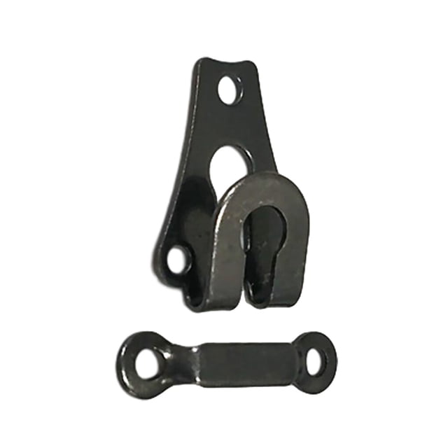 VONKY 10 Pieces Metal Pants Hooks Portable Reusable Removable Anti-rust Electroplating Fasteners Dresses Skirts Repairing Tools Balck
