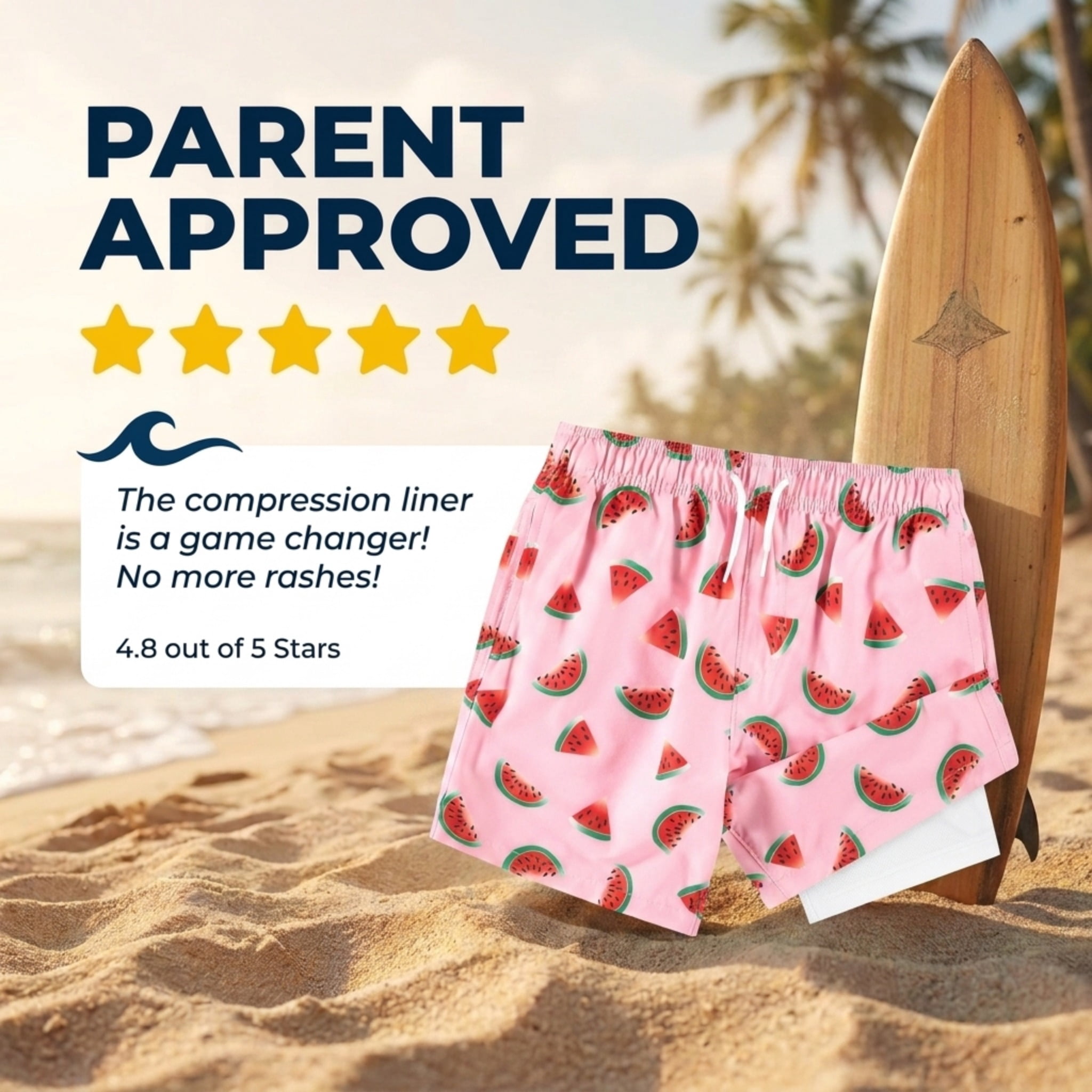 Watermelon Swim Trunk