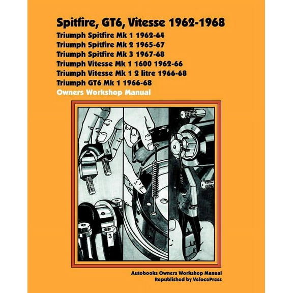 Autobooks: Spitfire, GT6, Vitesse 1962-68 Owners Workshop Manual (Paperback)