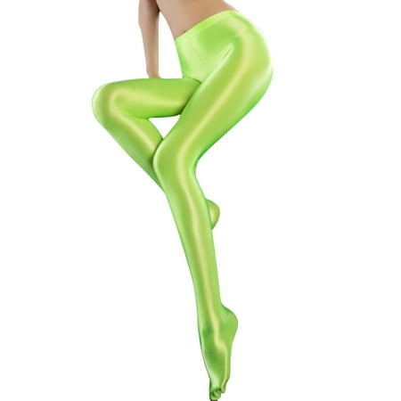

Karcher Women Shiny Glossy Spandex Stockings Opaque Pantyhose Sports Fitness Tights New