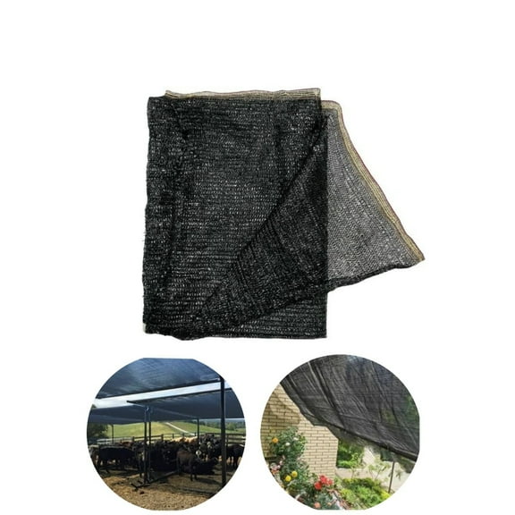 55% Flowers Greenhouse Raised Bed,HXRH Black Portable Mesh UV Resistant Net for Vegetables,1Pack,6.5x9.8FT Mesh Tarp for Greenhouse
