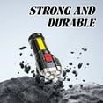 thumbnail image 5 of HIBIBUD 5.5" Silver Tactical Flashlight,High Lumens Rechargeable COB Side Light for Outdoor, 5 of 7