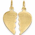 thumbnail image 5 of 10K Yellow Gold Best Friend 2 Piece Break-A-Part Charm (22 X 16) Made In United States 10c212, 5 of 6