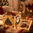 thumbnail image 5 of 3D Christmas Pearl Diamond Wooden House Art Kit for Adults, DIY Handmade Four-Sided Holiday Ornaments, Pearl Bead Details, Xmas Tree Tabletop & Hanging Decorations Home Crafts Gift, 5 of 8