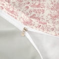 thumbnail image 4 of Erosebridal Vintage Rabbit Duvet Cover Set for Kids, Pink Beige Bedding Full, Gray Reversible, 3pcs 1 Duvet Cover and 2 Pillowcases, No Comforter, 4 of 6