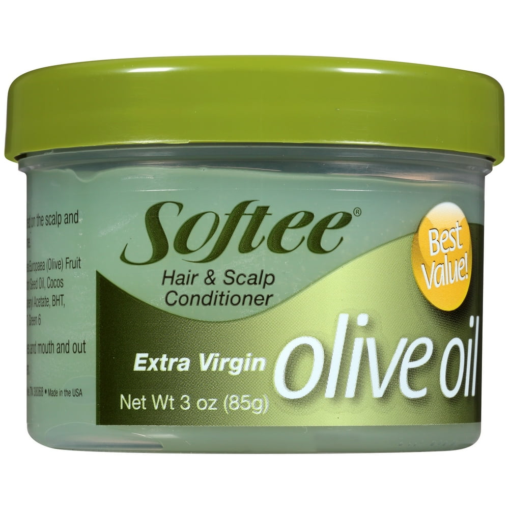 Softee® Olive Oil Hair & Scalp Conditioner 3 oz. Jar