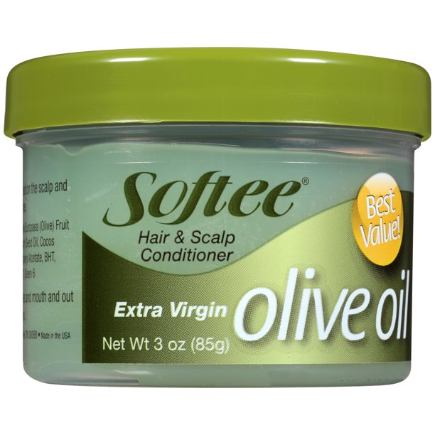 Softee® Olive Oil Hair & Scalp Conditioner 3 oz. Jar