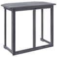 thumbnail image 5 of vidaXL Balcony Table 35.4" Solid Acacia Wood Weathered Foldable Outdoor Dining Table Grey, 5 of 9
