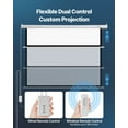 thumbnail image 6 of 72-Inch Wall-Mounted Electric Projector Screen, 4:3 HD 1080 with Remote - Home Theater, 6 of 12