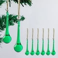 thumbnail image 4 of Clearance! Christmas Decorations Large Home Decoration Christmas Tree Teardrop Pendant New Pendant 5.9*4.7*1.2 in Green, 4 of 4