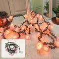 thumbnail image 5 of Loespoir Rose LED Rattan Cane Decorative Lights, Valentines Day Decoration Lights, Bedroom Party Ambient String Lights, For Canopy, Headboard, Garden Patio, Romantic Mood(Red-59"), 5 of 8