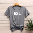 thumbnail image 5 of ESL Squad Shirts ESL Teacher Appreciation Gift Esol ecse Tee Multilingual Xmas Present from Student ESL Tutor English Second Language Class, 5 of 7