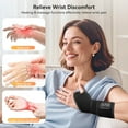thumbnail image 2 of Wireless Wrist Heating Massage Pad - Adjustable temperature and vibration to relieve carpal tunnel syndrome and wrist pain. 3000 mAh battery, wireless therapy. Portable, 2 of 10