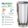 thumbnail image 3 of Vaso Oasisdream de acero inoxidable de 600 ml con estampado de perros, 3 of 6