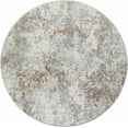 thumbnail image 2 of Hauteloom Dinos Living Room, Bedroom Area Rug - Gray, Brown - 6'7"-Round, 2 of 13