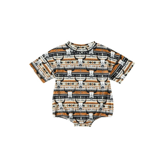 Bagilaanoe Newborn Baby Boy Rompers Print Short Sleeve Bodysuit 3M 6M 12M 18M Infant Summer One Piece Jumpsuit