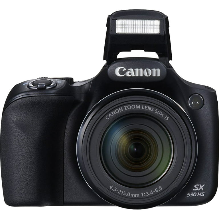 Canon PowerShot ELPH 530 HS Digital Camera (Black) with Deluxe