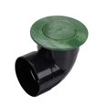 thumbnail image 1 of Emisor de drenaje NDS 422G con codo para tubería de 4 pulgadas, color verde, 1 of 4
