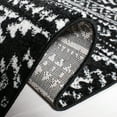 thumbnail image 5 of SAFAVIEH Tulum Lakisha Oriental Area Rug, Black/Ivory, 10' x 10' Round, 5 of 8