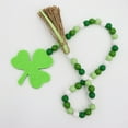 Irish Festival Wooden Bead String Tassel Pendant Decoration St