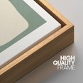 thumbnail image 5 of IDEA4WALL Framed Canvas Wall Art Minimal Pastel White & Green Garden Flower Vase Modern Art Nordic Abstract Digital Art Contemporary Artwork for Living Room, Bedroom, Office - Natural 16"x24", 5 of 5