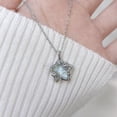 thumbnail image 4 of Visland Collier Femme Pendentif Étoile Transparent en Strass Réglable avec Longueur Prolongée Collier Clavicule Femme Mariage Fête Voyage Bijou de Cou, 4 of 7