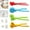 F, variant on Riforla Duck Rice Duck Rice DIY Animal Shape Rice Duck Rice Spoon Duck Tongs Kids Duck Snowball Making Clips (4pcs) Outdoor Toys F