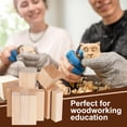 thumbnail image 6 of PTOOTP 13-Piece Basswood Wood Blocks Set for Crafts, Woodworking, Carving, Model Building and Projects, 6 of 8