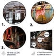 thumbnail image 3 of Designart "Urban Vintage Decay in the USA" USA Metal Wall Art, 3 of 5