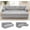 Cloud Grey, variant on 100" Sectional Sleeper Sofa Couch, Sectional Sofa Bed, Dark Grey
